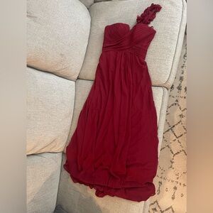 Maroon Long Formal Gown